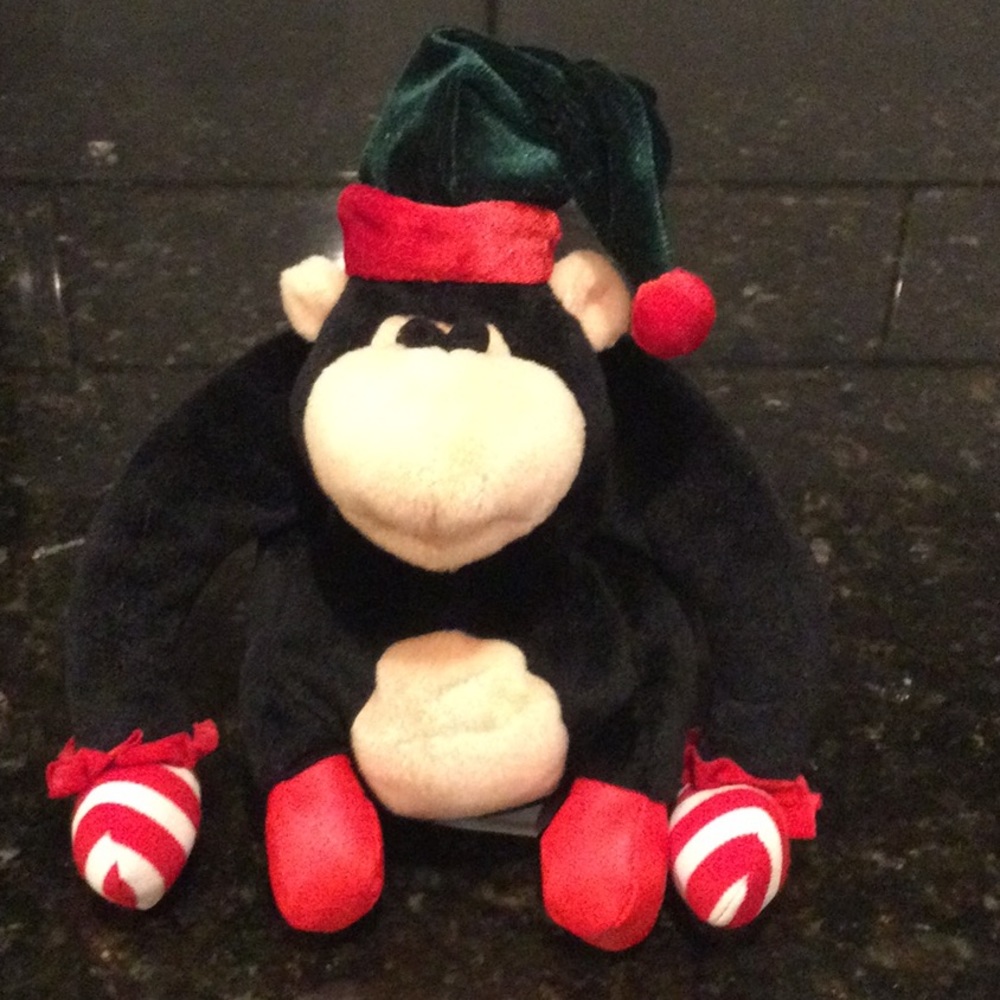 Christmas Ape Monkey Gorilla Plush